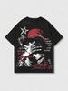 Cotton TShirt American Retro Street Legend Slogan High Street Wind Pattern TShirt Y2K Street