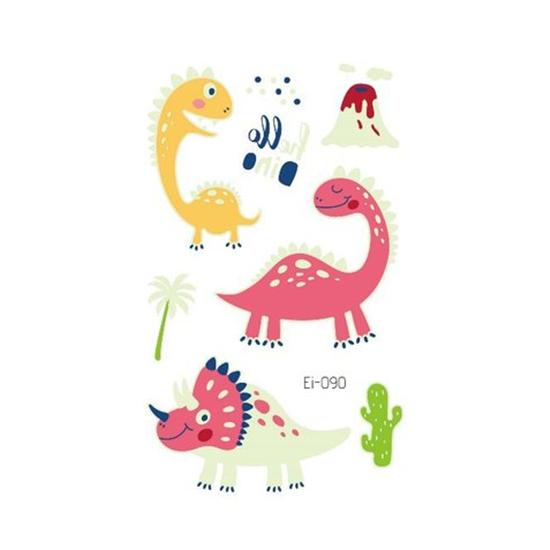 Luminous Tattoo Stickers Temporary Fake Tattoos Kid Glow Paste On Face Arm Leg for Children Body Art Mermaid Dinosaur Sticke