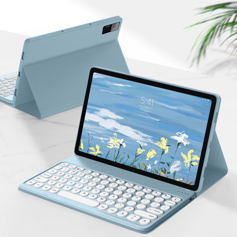 2023 Redmi SE Bluetooth Keyboard Protective Cover for Redmi 10.61, Xiaomi 5 Round Keycap Keyboard and 6 Leather Case.