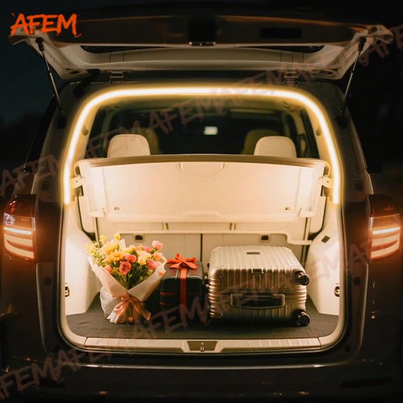 For 2010-2025 Honda Step Wgn Trunk light modification light Atmosphere lights White warm white Rear Trunk LED Light Bar