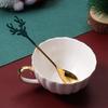 Desserts Stainless Steel Christmas Deer Head Coffee Scoops Christmas Spoons Tea Scoop Xmas Antlers