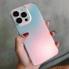 Luxury Matte Transparent Phone Case For iPhone 11 12 13 14 15 16 Pro Max XS X XR Plus Laser Bumper Back Cover