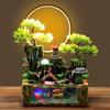 Creative LED Tabletop Humidifier & Fish Tank with Circulating Water - Indoor Housewarming Gift