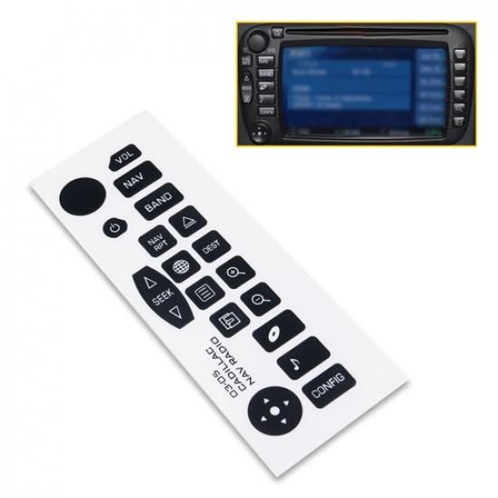 Fits 2003-2006 GMC YUKON CADILLAC ESCALADE NAVIGATION RADIO Button Repair Decals