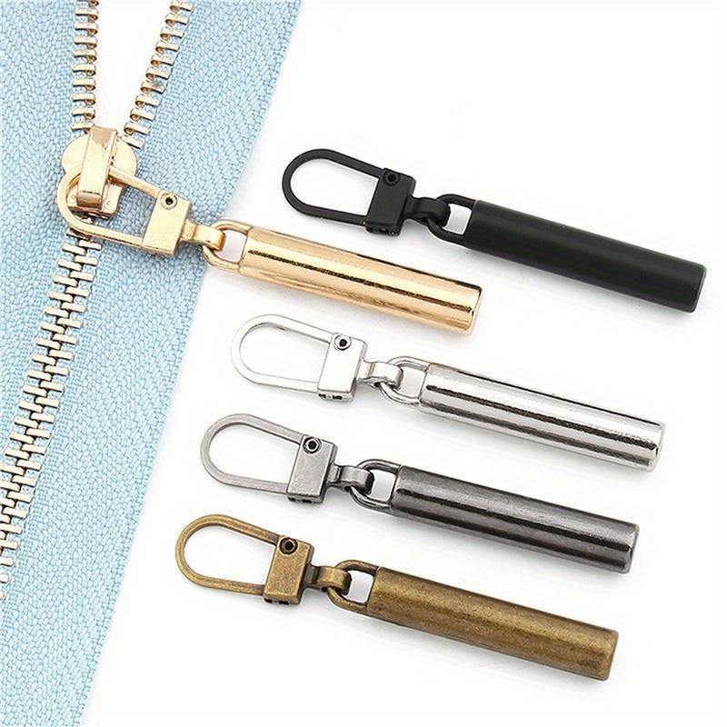 1pcs Detachable Metal Zipper Pullers for Zipper Sliders Head Zipper Pull Tab DIY Sewing Bags Down Jacket Zippers Repair Kits