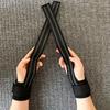 2pcs Adjustable Wrist Support Wraps, High-Tracction Fitness Wrist Support Bands - Enhanced Palm Support & Non-Slip Pull-Up Gri