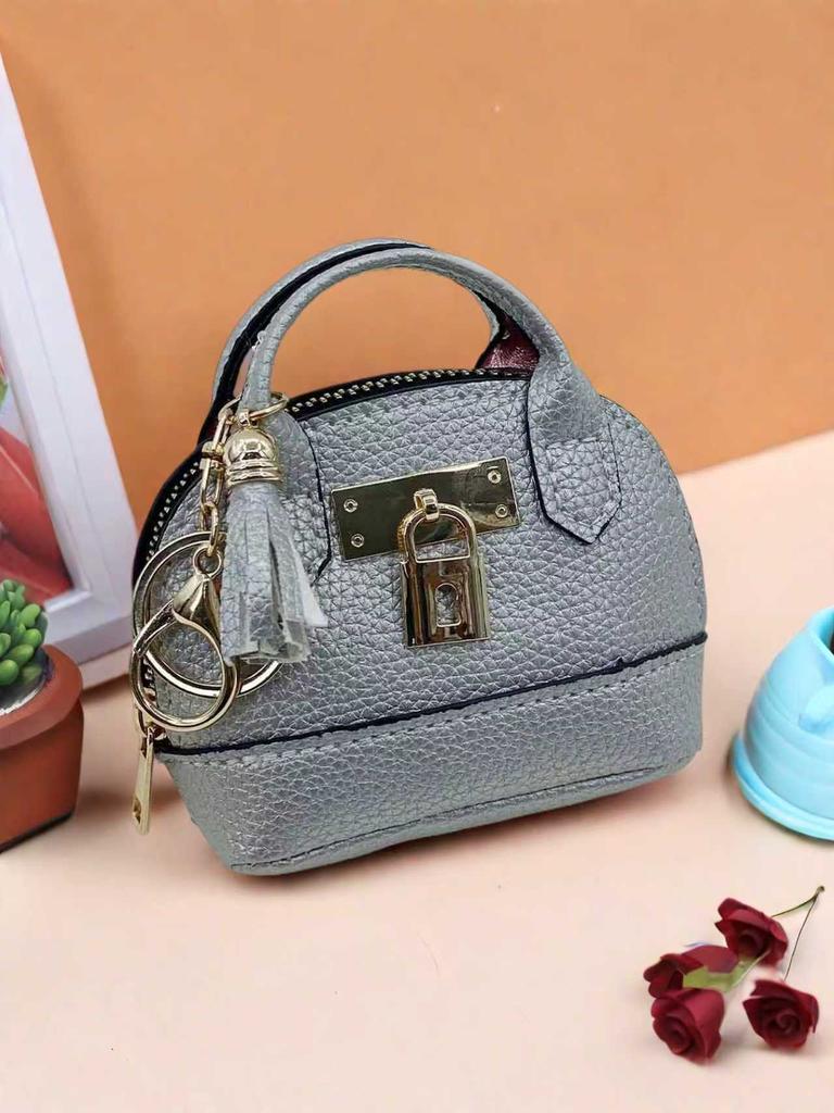 New Mini Change Bag Women's Creative Coin Bag Keychain Bag Japanese and Korean Version Mini Simple and Cute Small Change Bag