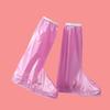 Unisex PVC Waterproof High-Top Non-Slip Shoe Covers for Travel