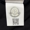 Used MONCLERPolo shirt black mens