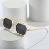 2022 Trending Square Frame Sunglasses: European-American Double Beam Street Style