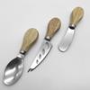 7 Pieces Cheese Knife Set with Wood Handle for Kitchen Wedding Lovers