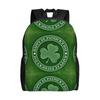 Happy St Patricks Day Backpack Students Sporty Daily Mochila Large Capacity Laptop Bag Back To School Season