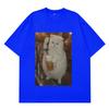 Funny Drinking Cat Meme Tshirt Unisex Unisex Fashion Vintage Tshirt Shortsleeved Loose Casual Cotton Aesthetic Trend Tshirts