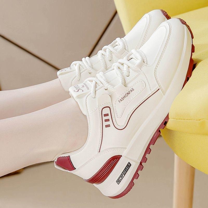 Forrest Gump sneakers women's 2025 new summer fashion versatile lightweight soft-soled white shoes student platform dad shoes