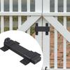 Heavy Duty Sliding Door Lock Padlock Hole Lock Set Security Lock Corrosion Resistant Adjustable Slide Gate Lock Fence Gates