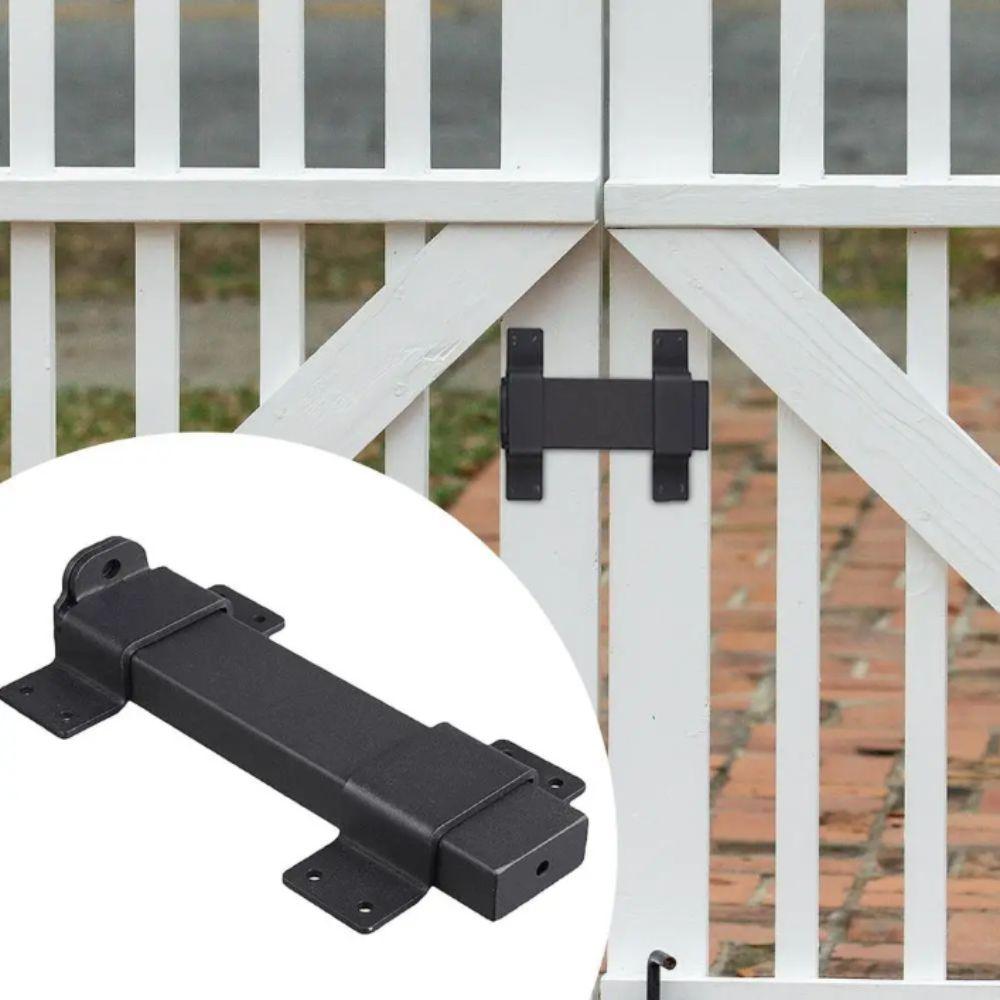 Heavy Duty Sliding Door Lock Padlock Hole Lock Set Security Lock Corrosion Resistant Adjustable Slide Gate Lock Fence Gates