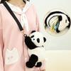 Head Bag Crooked Raccoon Panda Cute Plush Dolls Toy Children Gifts Birthday