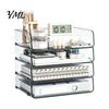 Stationery Storage Tray Clear Acrylic File Organizer Tray, 1/2/3/4/5 Tier Paper Ducument Document Holder Box, Stackable Office Supplies Desk Rack Box