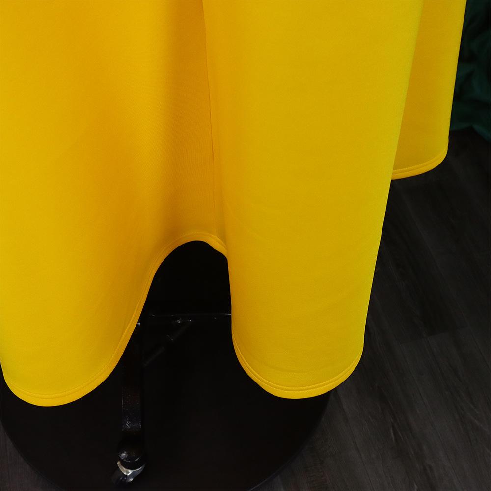 YYFS Women's Fashion Summer Spring Solid Color Print Sleeveless Oblique Collar High Waist Casual Dresses