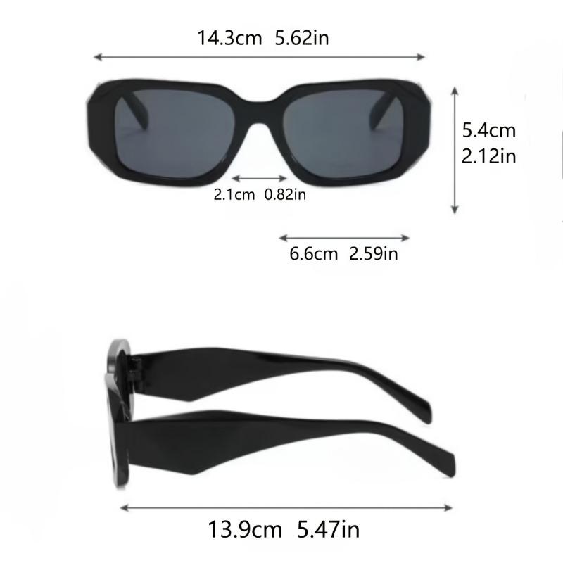 Minimalist New Box Sunglasses European and American Personalized Small Box Square Sunglasses Men and Women Personalized Wide Leg