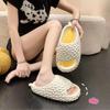 New Summer Sandals for Men and Women At Home Indoor Non-slip Durian Slippers Bathroom Bath Beach Shoes Sandals Platform Shoes