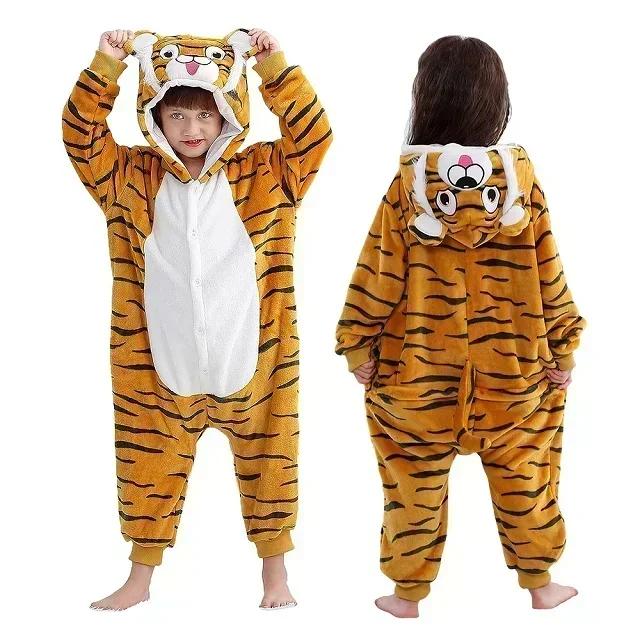 Disfraces Cosplay de Capibara Anime Mono de Animal de Dibujos Animados para Niños para Halloween Navidad Niñas Niños Pijamas con Capucha Monos