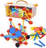 Building Blocks for Toddlers, STEM Building Toys Educational Learning Construction Toys, 3D Toy Blocks Building Sets Engineering Toys Gift for Kids