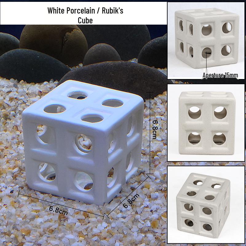 Ceramic Fish Tank Decoration: Shrimp Hiding, Cichlid Breeding, Spawning Nest.