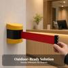 Wall-Mounted Retractable Belt Barrier Space-Saving