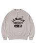 LA MAISON STUDIO La Maison Essential Crop Henley Neck Melangray(Fcg1Ts682M)