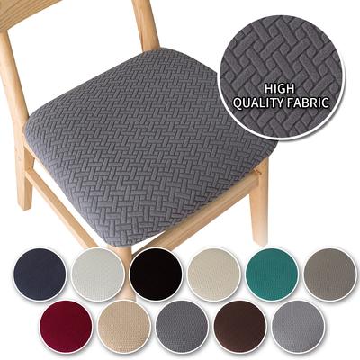 1pc Chair Covers Stretch Oil Proof And Dust-proof Chair Seat Cover Apply To Dining Room Wedding Living Room