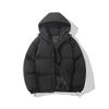 Winter Cotton Jacket Men's Couple Same Style Hooded Bread Jacket Casual Solid Color Thick Warm Loose Cotton Jacket