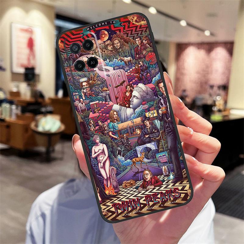 Welcome To Twin Peaks Case For Oppo A94 A74 A54 A18 A38 A58 A78 A98 A40 A60 A80 A16 A76 A96 A15 A17 A77 A57S Cover