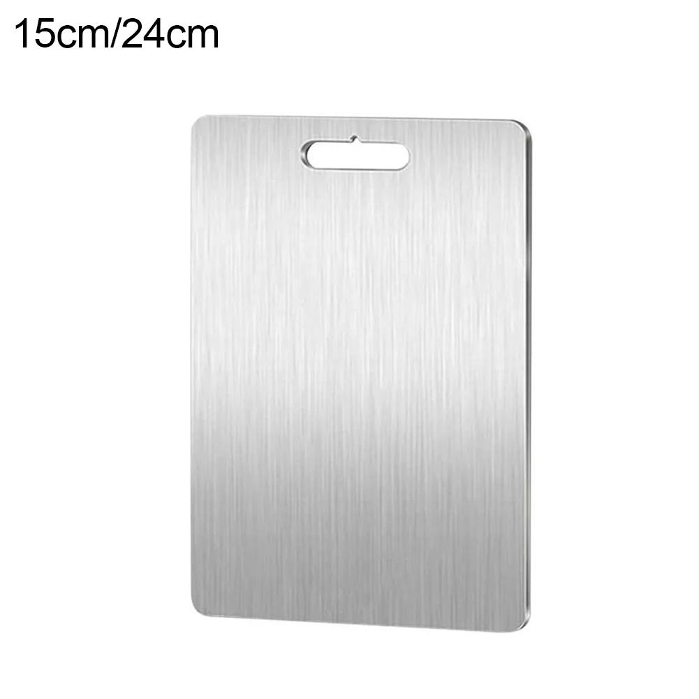

Двусторонняя разделочная доска из нержавеющей стали, утолщенная, с защитой от плесени, кухонная, пищевая, для мяса, овощей