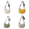 Nylon Casual Crossbody Bag For Women With Zipper Closure And Internal Pocket
