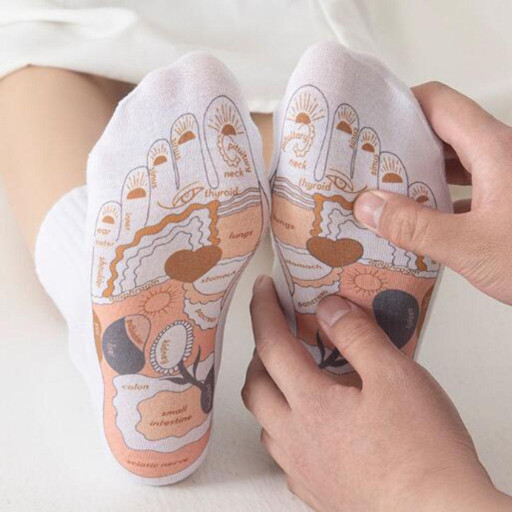 Acupoint Triangle Massager Reflexology Socks Massage Stick Acupuncture Reflexology Socks