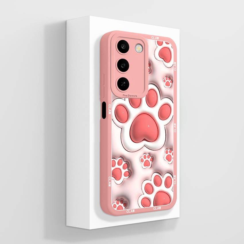 For Realme C100 5G Phone Case Sweet Butterfly Patterns Camera Coverage Funda For OPPO Realme C 100 6.8inches Soft Silicone Shell