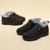 Men's Cotton Shoes Winter Plus Velvet Keep Warm Non-slip Casual Cotton Boots Comfortable Wear-resistant Lightweight Cotton Shoes