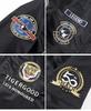 MA1 Air Force Bomber Jacket: Airplane & Tiger Embroidery, Plus Size, Workwear Outerwear