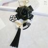 Element Hanger Bag Ornaments Car Key Ring Flower Keyring Camellia Key Chain Key Chain Bag Pendant