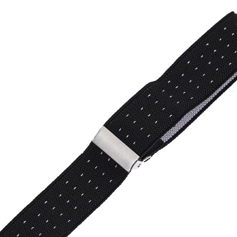 1Pair Mens Shirt Stays Garters Military Holder Non-Slip Clamps Leg Suspenders