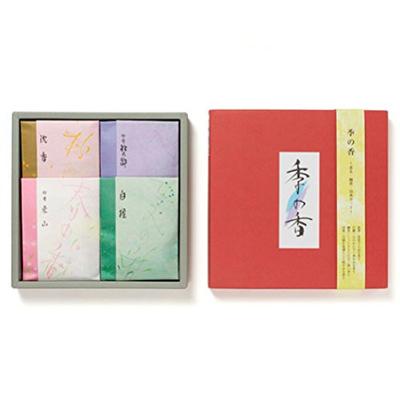 Incenso sazonal Kinoka 2 tipos de fragrâncias e conjunto de incenso Sora Daki Shoyeido 218100 madeira, incenso,