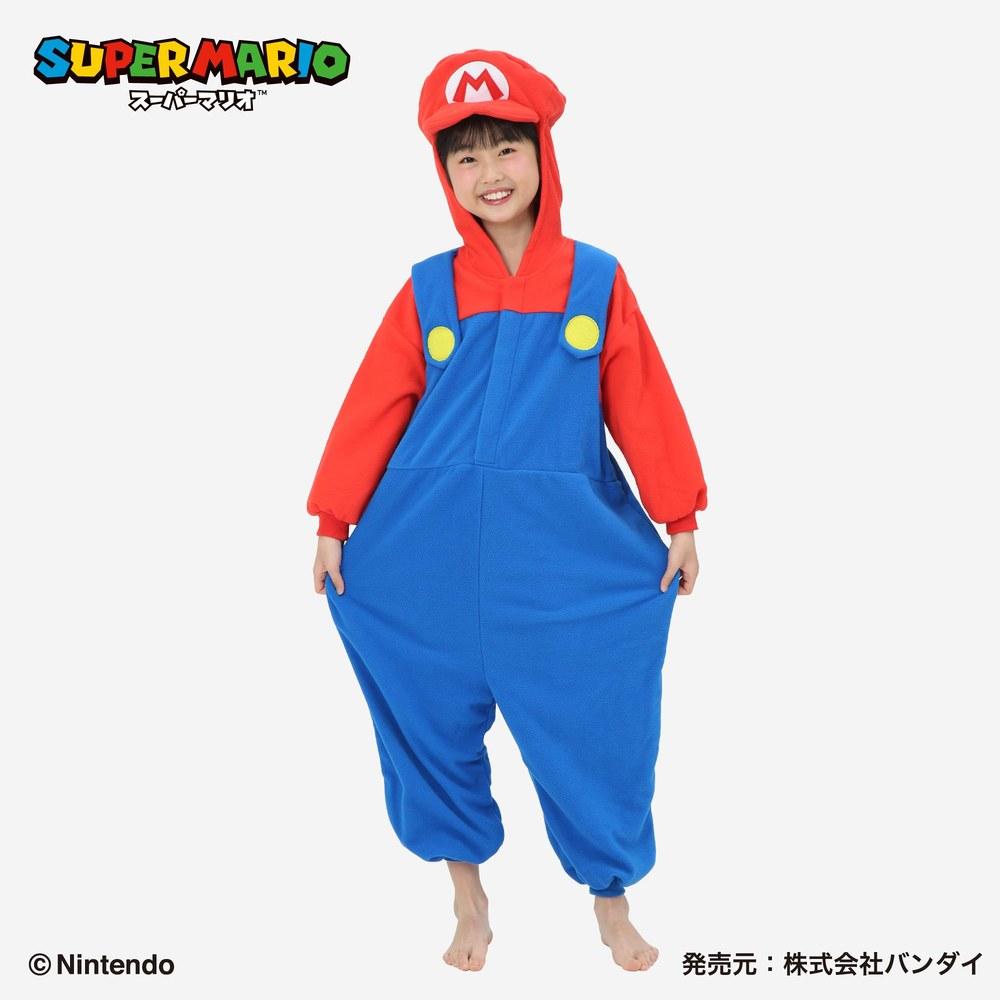 SAZAC Super Mario Character Fleece Costume for Kids 130cm
