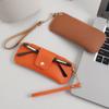 Portable Glasses Storage Bag With Lanyard Sunglasses Eyeglass Bag Pu Leather Glasses Bag  Female