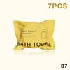 70x140cm Large Disposable Towel 7 or 14pcs Compressed Dry Bath Towels Soft and Portable for Travel Hotel Gym Beach Use