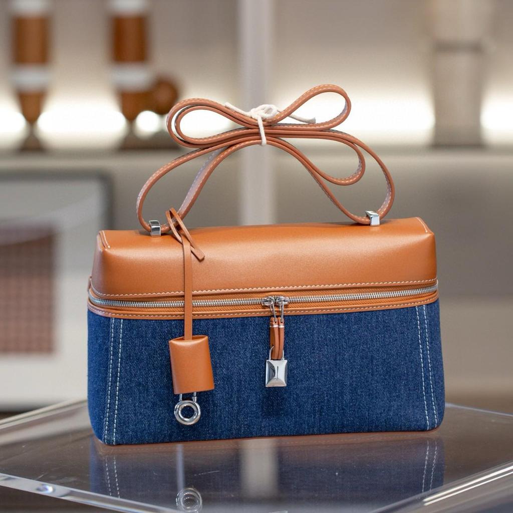 Autumn/Winter 2024 Canvas Tote Crossbody Lunch Bag