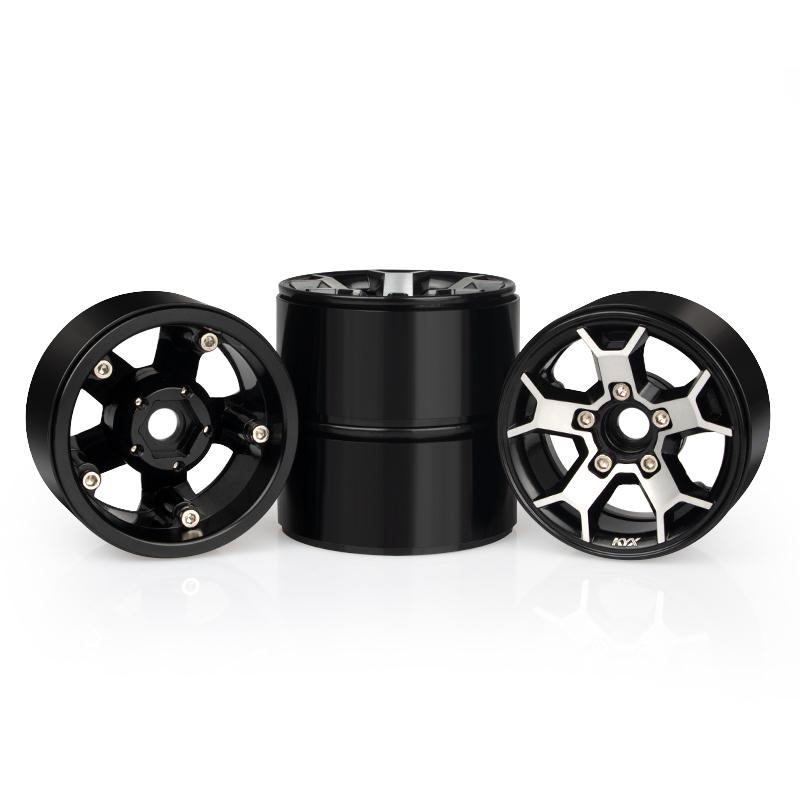 4pcs 1.9" Alloy Wheel Rims for 1/10 Axial 90046 Traxxas TRX-4 TRX4 D90 RC Crawler Car