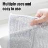 Silver Cleaning Cloth Magic Dish Towel Reusable Non Stick Oil Dishcloth Pot Strong Rust Removal Replace Steel Wire Balls Rag