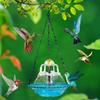 Hanging Bird Bath with Solar Water Fountain Pump Bird Bath Basin Outdoor Birdbath