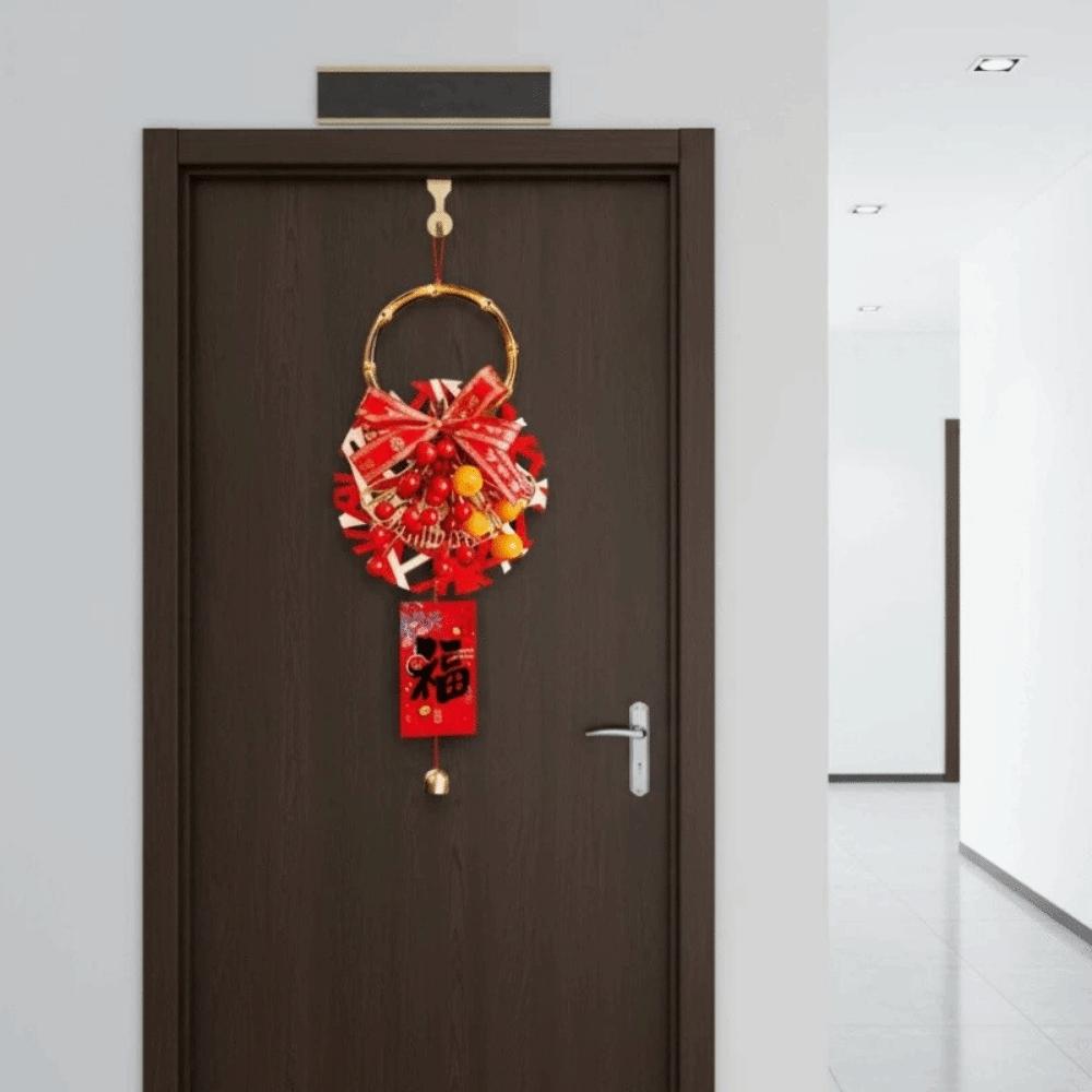 Traditional New Year Decorations Handcrafted Door Handle Decorations  Spring Festival